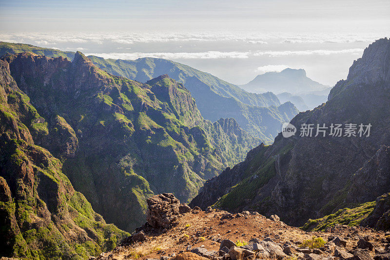 马德拉岛的Pico De Arieiro